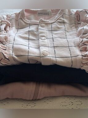 Organic Cotton Baby Girl Bundle 6–12M | Little Bipsy Set